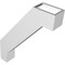 Ekena Millwork 3-in. W x 14-in. D x 18-in. H Burlington Architectural Grade PVC Knee Brace BRCP03X14X18BUR - alternate 2